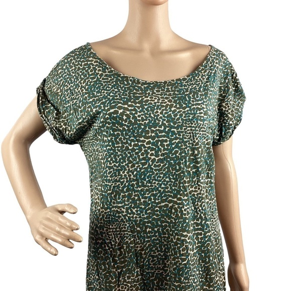 French Connection Shirt Dress Size 6 Multicolor Animal Print - Picture 2 of 8